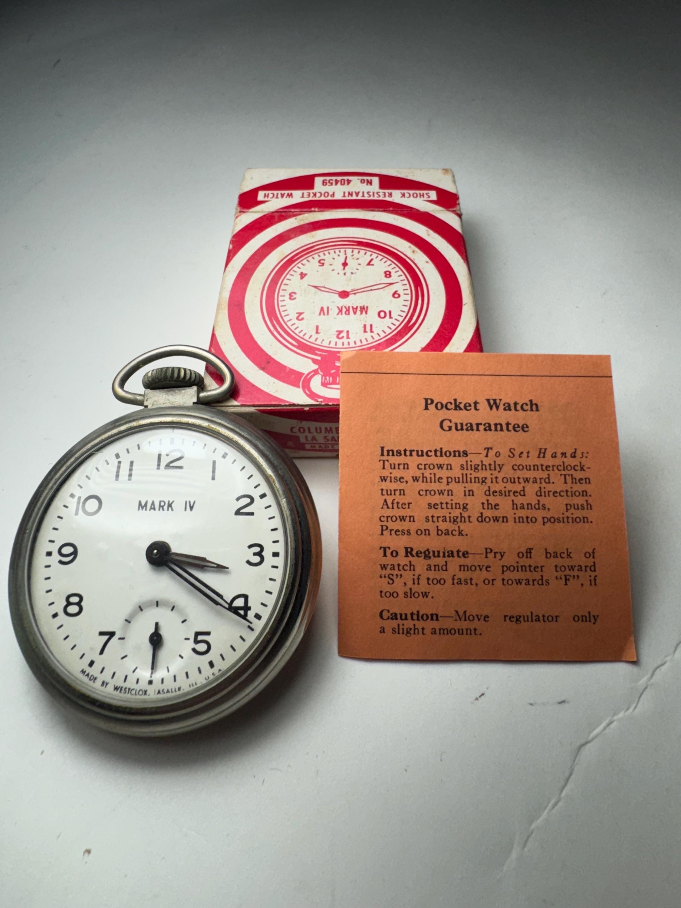 Westclox scotty pocket watch - Etsy 日本