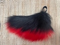 Custom order mini nub two color fursuit tail