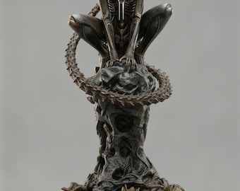 Estatua alienígena STL – Criatura de ciencia ficción a escala 1/6 / Modelo imprimible de alta calidad para resina FDM