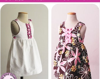 SALE Bundle Pack - Tianna Dress - 0 month to 8 years - back to School dress, perfect for all seasons - PDF Pattern and Instructions