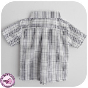 Summer shirt for Boys 12 months to 6 years pdf Pattern and Instructions FREE Shipping image 5