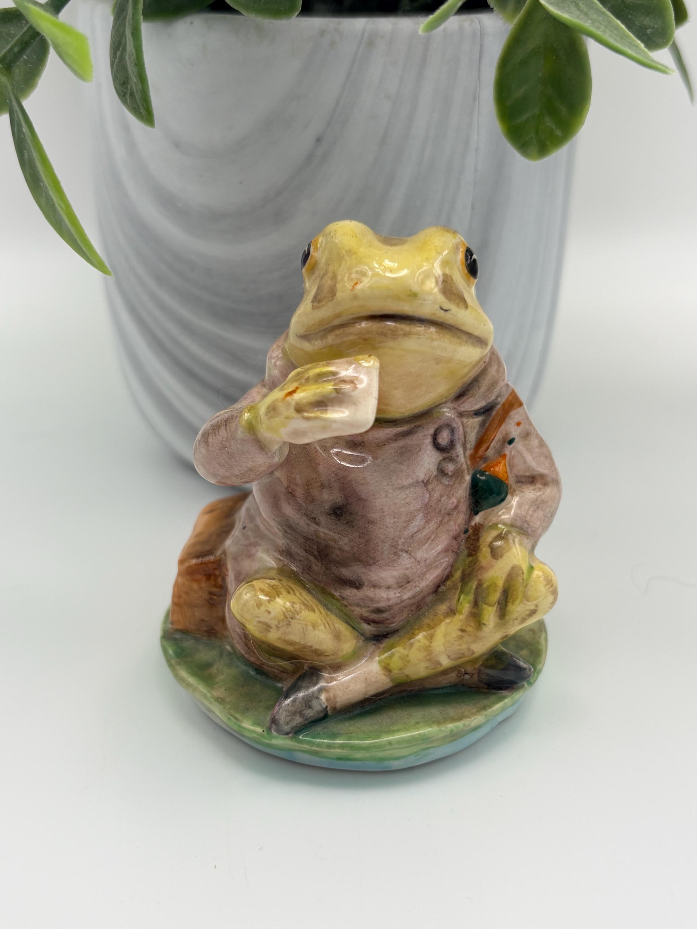 Mr. Jeremy Fisher Beatrix Potter Figurine - Etsy