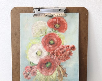 vintage clip board / large clip board / Clip Board display