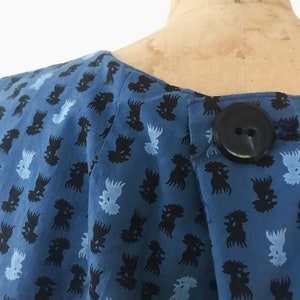 1960s vintage Apron / Mid-Century Apron / Rooster Apron zdjęcie 9