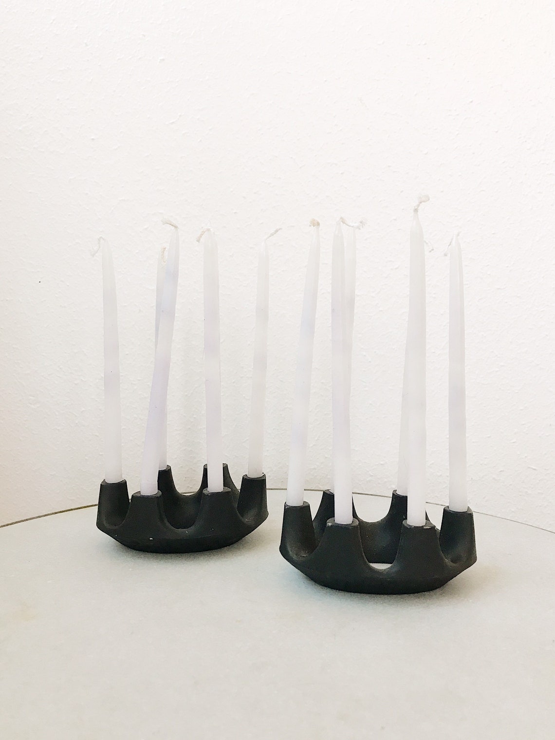 Mid Century Candle Holder / MCM Candle Holder / Danish Candle Etsy