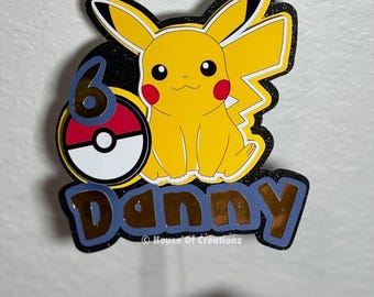 Pikachu/Pokemon 3D Cake Topper