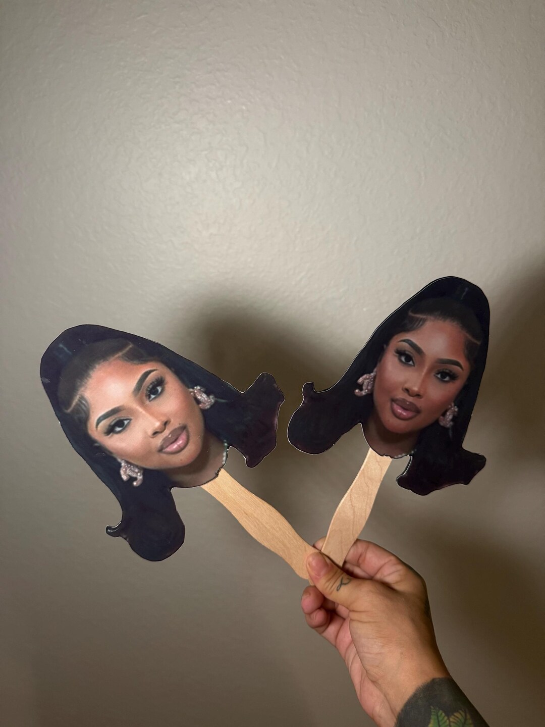 Custom Fan of Face - Etsy
