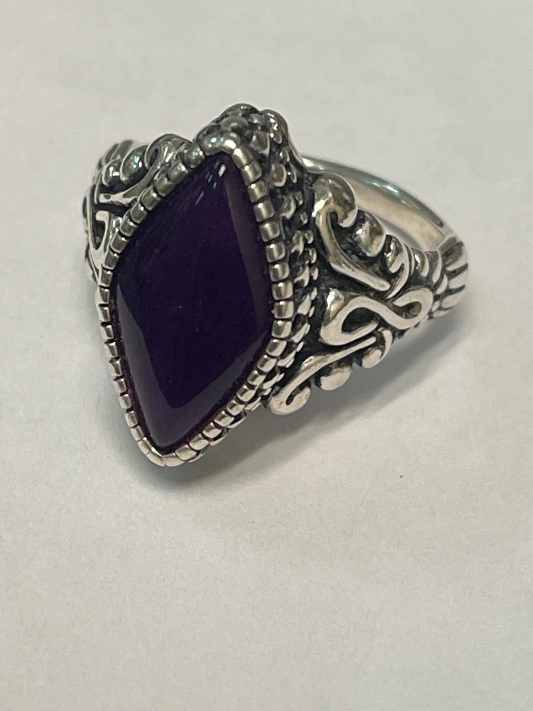 Carolyn Pollak Deep Purple Ring - Etsy