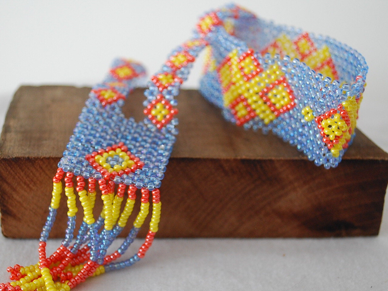 Tribal Beaded Necklace and Bracelet from the Mangyan Tribe of Etsy