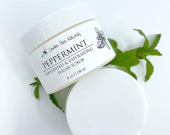Peeling cukrowy do ciała Mięta pieprzowa