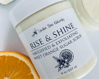 Peelingujący peeling cukrowy do ciała o zapachu pomarańczy