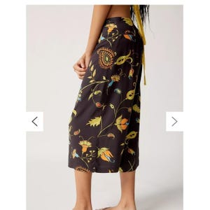 Pantalones culotte estampados Urban Outfitters UO Poolside Boho de pierna ancha SP imagen 10