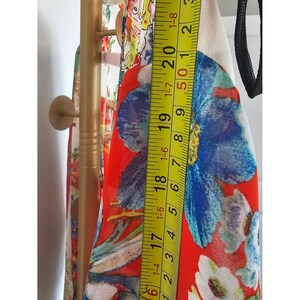 Fig&Flower Anthropologie Blusa campesina transparente con estampado floral estilo boho cottagecore Sin talla/etiqueta imagen 12