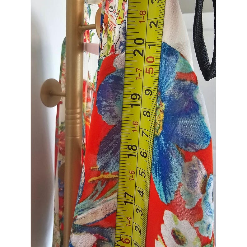 Fig&Flower Anthropologie Blusa campesina transparente con estampado floral estilo boho cottagecore Sin talla/etiqueta imagen 12