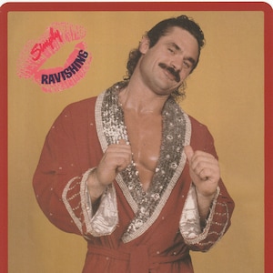 Maglietta da wrestling WWF Rick Rude in stile vintage, stile WWE
