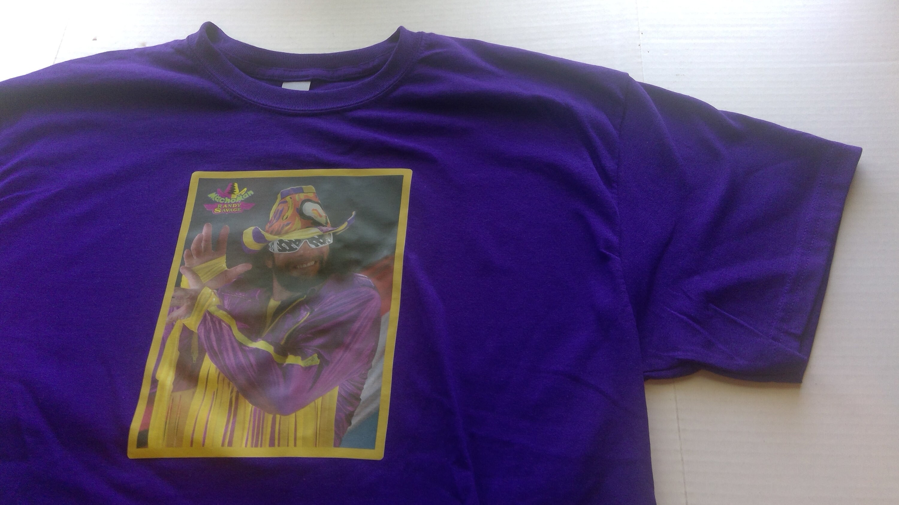 T-shirt Vintage Macho Man Randy Savage - Lutte Professionnelle, Rétro - Neuf