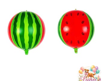 Watermelon Foil Balloon, One in a Melon Party Decoration