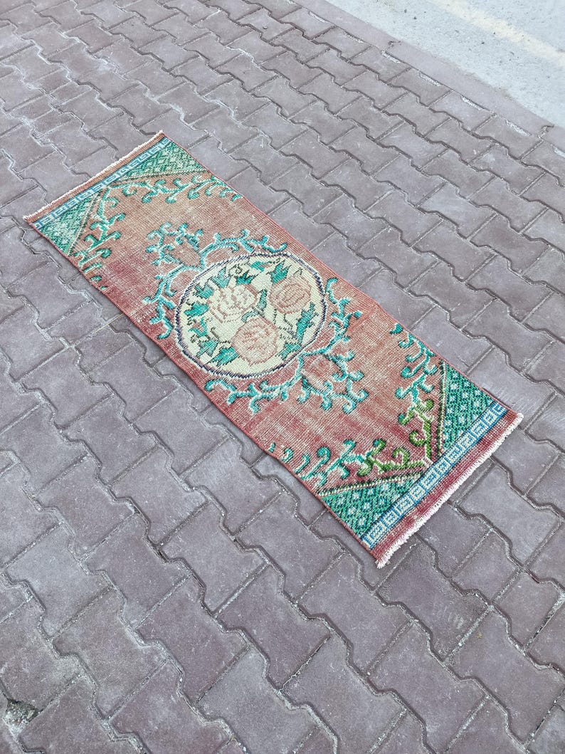 2x5 Rug,2x5vintage Rug,small Runner Rug,2x5 Ousak Rug,2x5 Runner Rug ...