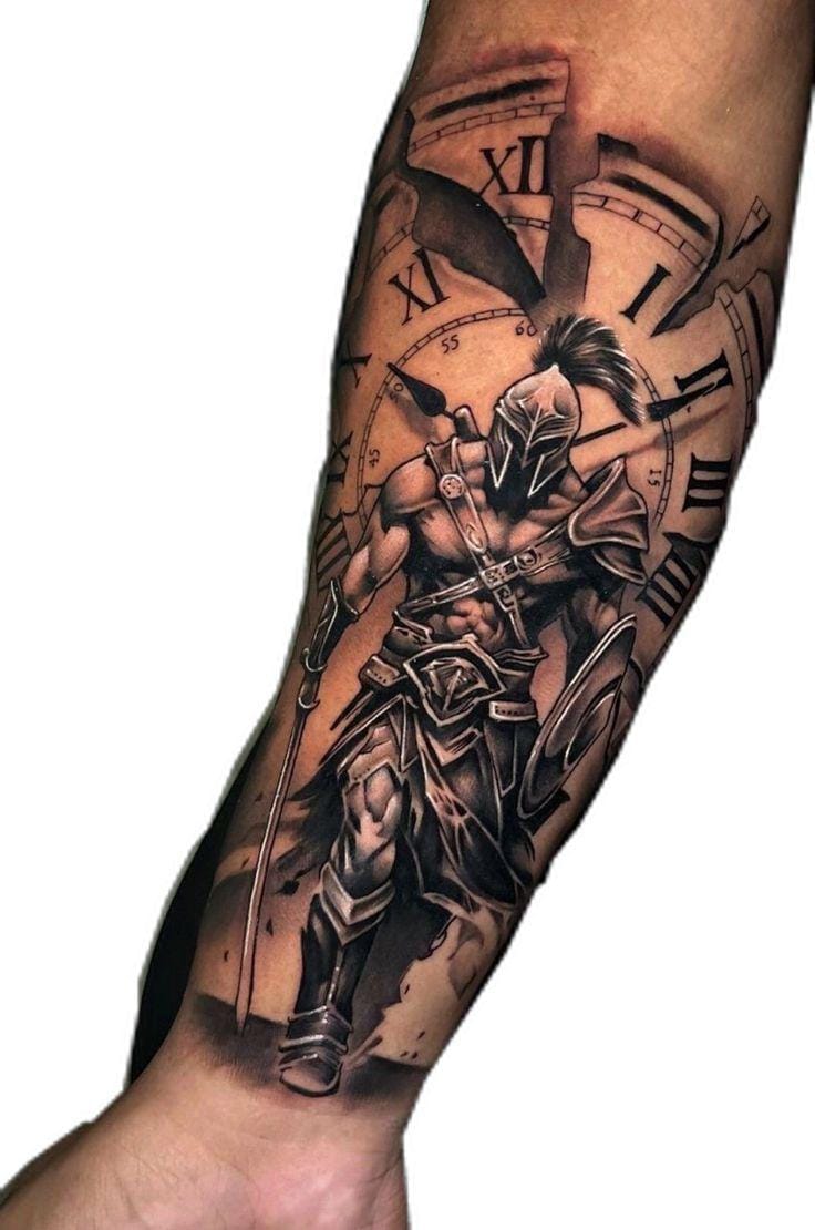 Zwarte totem tribal tijdelijke tatoeages voor vrouwen mannen volwassenen  nep henna wijnstok tattoo sticker doornen schorpioen overdraagbare tattoo  been - AliExpress, image size:736x1110