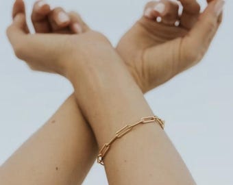 Paperclip Chain Bracelet