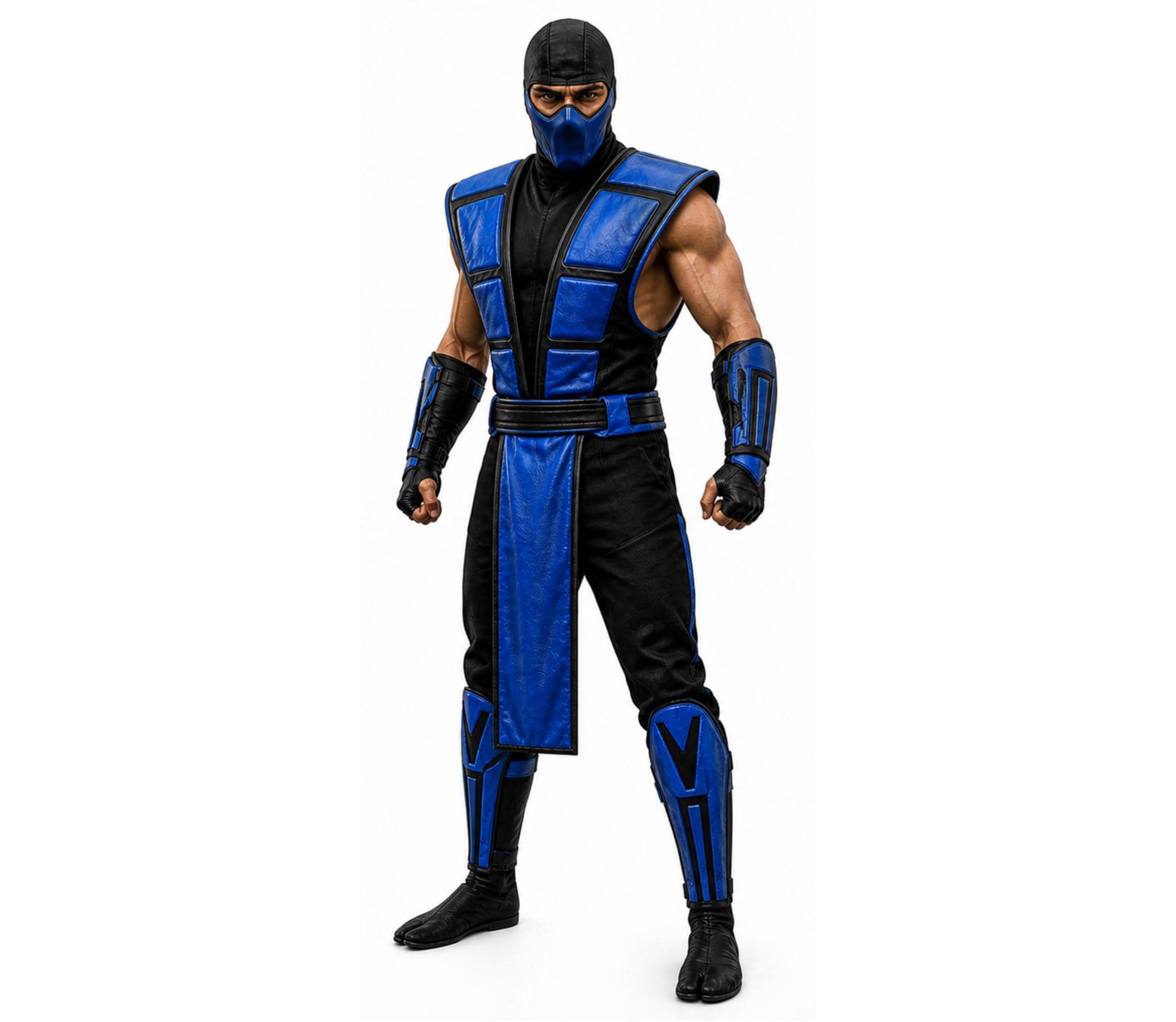 Handmade Leather Sub-zero Armor – Mortal Kombat Ninja Cosplay