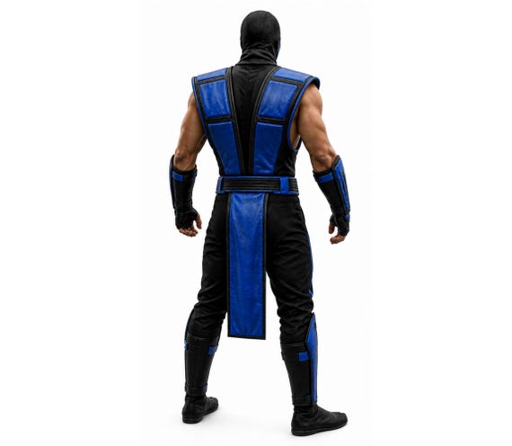 Handmade Leather Sub-zero Armor – Mortal Kombat Ninja Cosplay