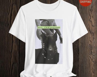 Rolig programmerare grafisk t-shirt: Kodare humor, nördgåva