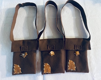 Set von 3 Flynn Rider (Tangle) inspirierten Filz Schulranzen Taschen