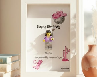 Personalized Character Frame, Finally 21 Birthday Gift for Her, 21st Unique Milestone Keepsake