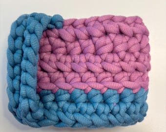 Cozie violet et bleu denim avec poignée