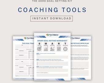 Goal-Setting & Productivity Worksheet Bundle