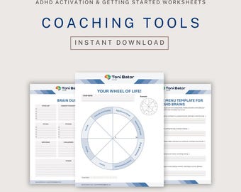 ADHD Activation and Getting Started Worksheets - Toolkit