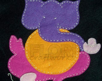 Ganesha Applique Template Pattern - Ganesh PDF Applique Template by FloriCraftworks