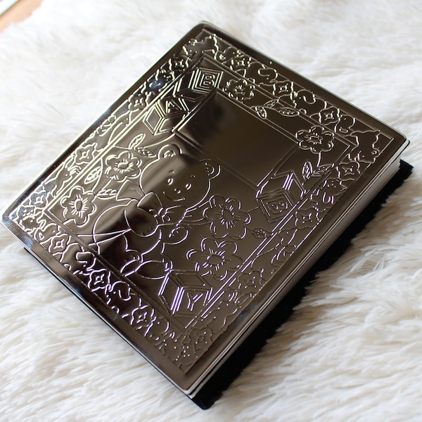 OH! BABY SALE: Custom Engraved 4"x6" Chrome Plated Baby Bear Album (Engraving Included)