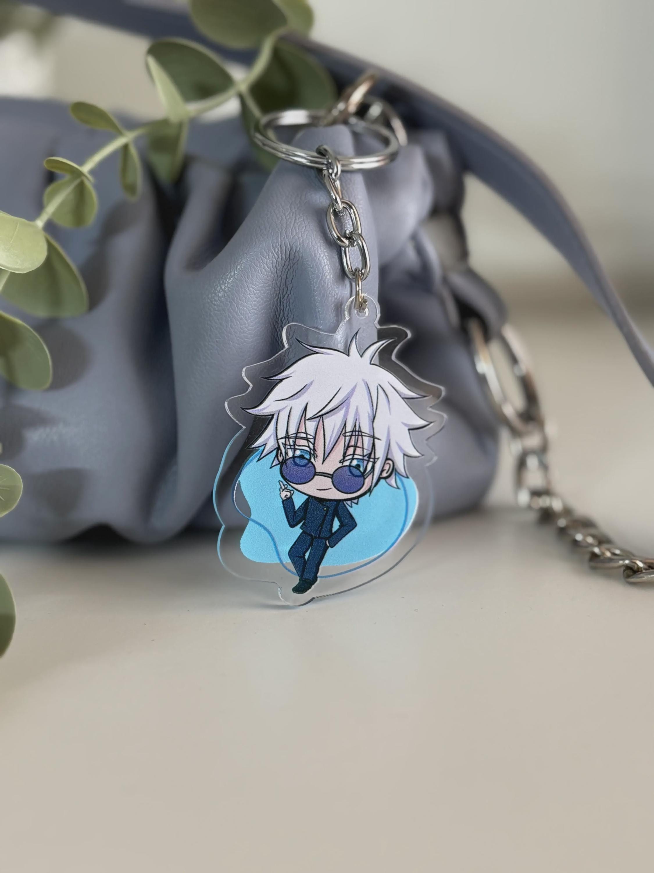 Handmade Anime Acrylic Keychain, Japanese Manga Charm, Artist-made ...