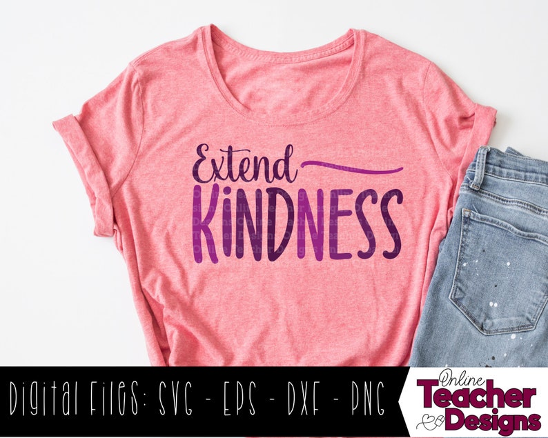 Download Kindness Day SVG Kindness Day Shirt Be Kind Svg Spread | Etsy