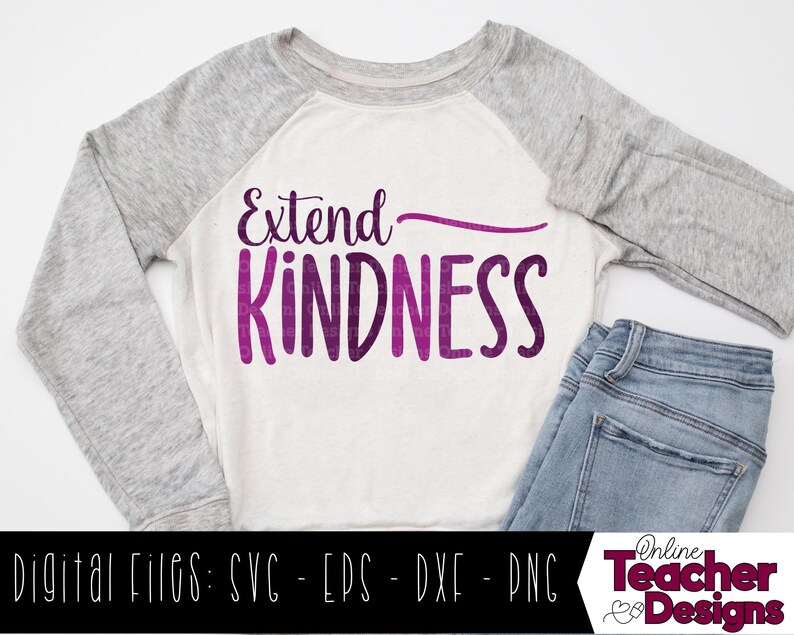 Download Kindness Day SVG Kindness Day Shirt Be Kind Svg Spread | Etsy
