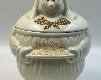 Vintage 90s Barleymow Boots Exclusive by Wade Made In England Cookie Jar VGC