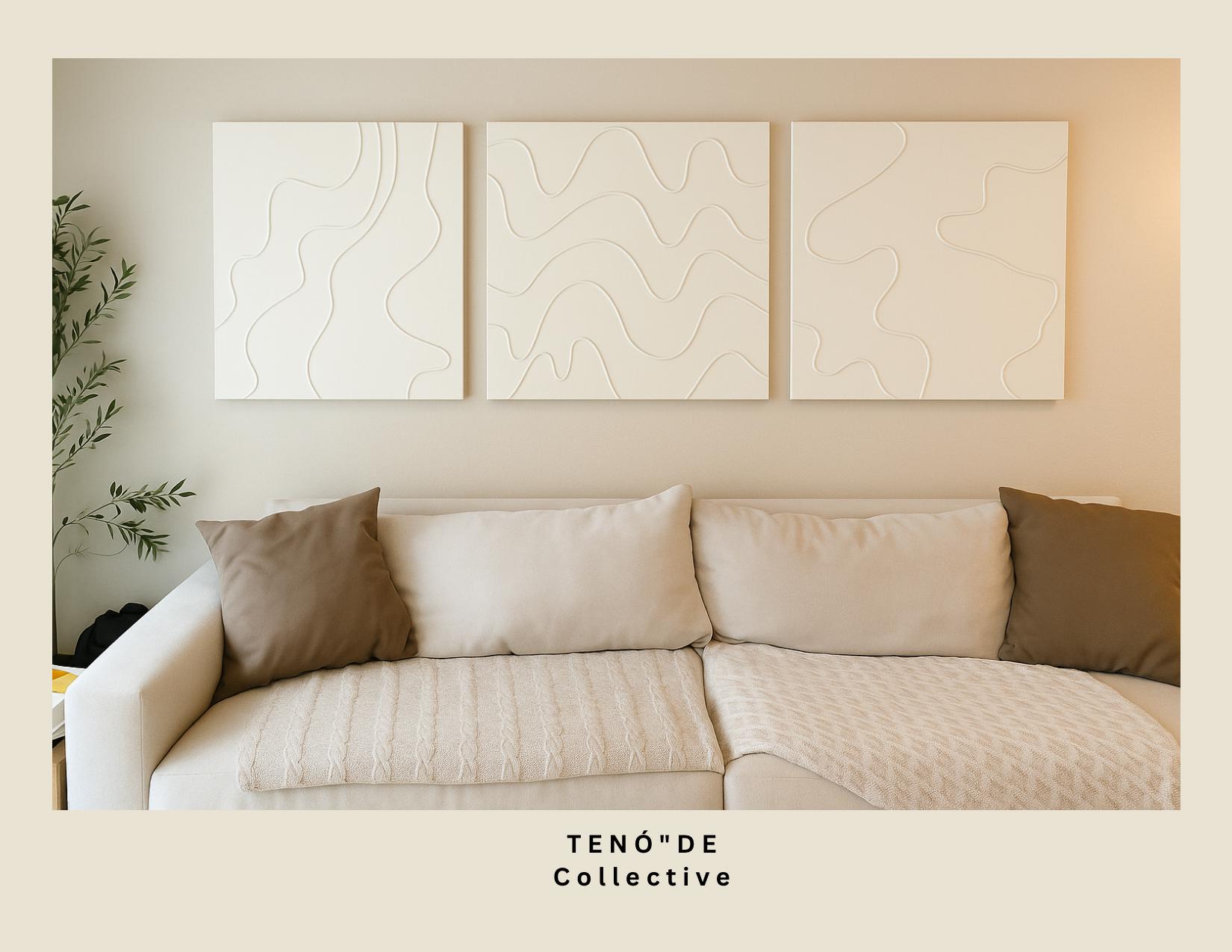 Minimalist Line Art Set of 3 | Neutral Abstract Wall Art Prints ...