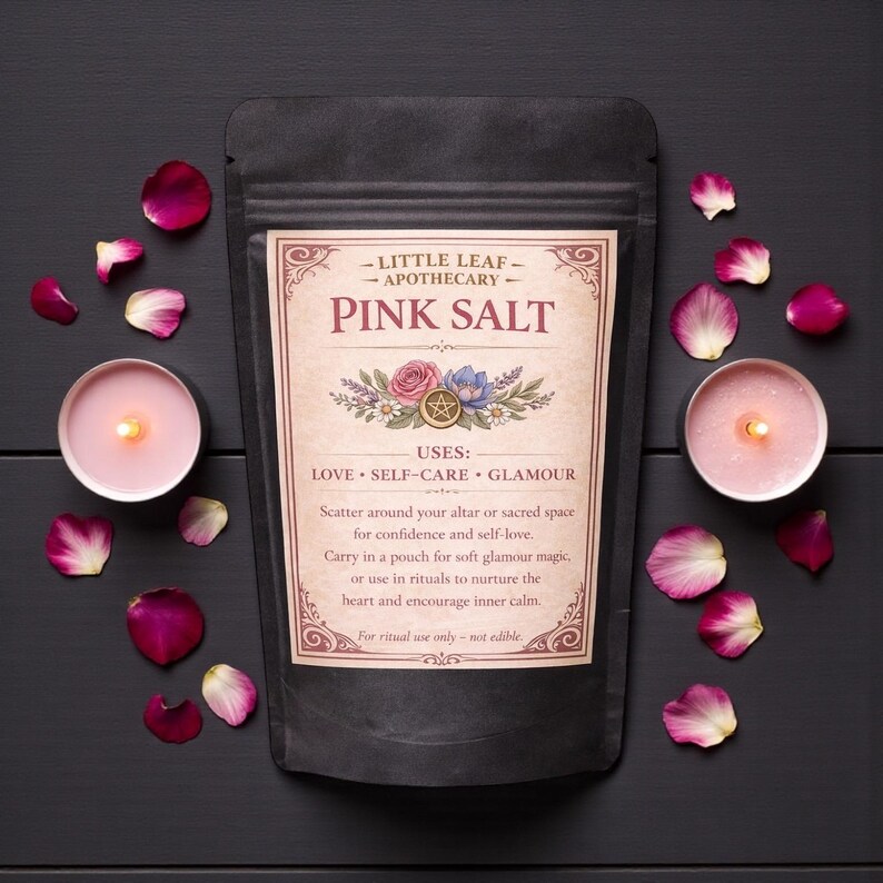 Pink Salt Ritual Blend | Love • Calm • Emotional Healing | Botanical ...