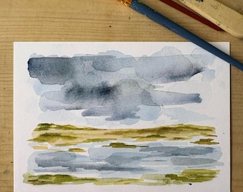 Moody Marsh – 5x7 Fine Art Print