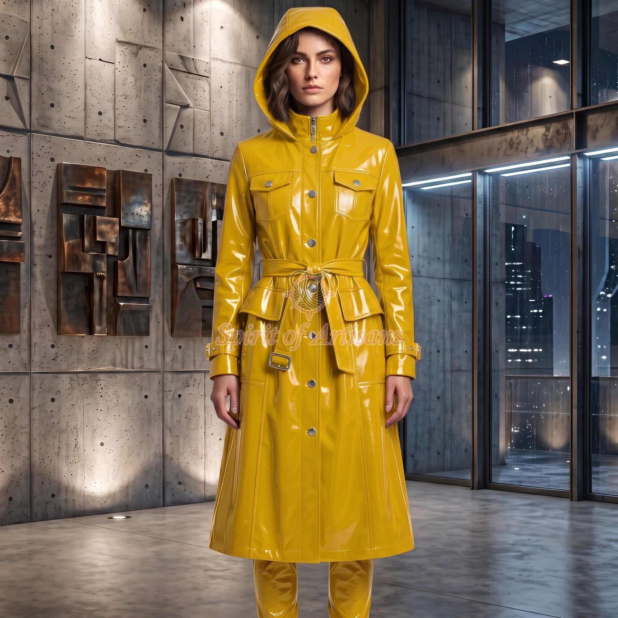 Long pvc raincoat - Etsy 日本