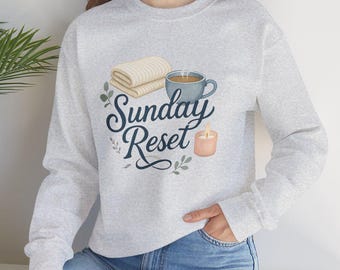 Self Care Sunday Sweatshirt, Comfy Jumper, Unisex Crewneck Gift, Relaxed Pullover, Cozy Weekend Top