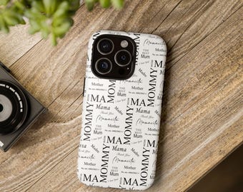 Different Ways to Say Mom gratitude notes phone case | iPhone Samsung Pixel