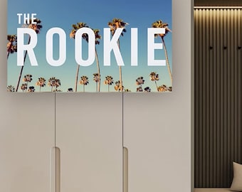 The Rookie TV Show Flag | Police Drama Wall Tapestry | LAPD Aesthetic Room Decor