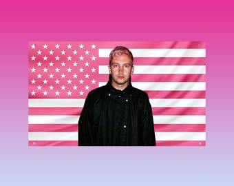 Tyler Joseph Flag | Pink Twenty One Pilots Tapestry | 21 Pilots Clancy Era Wall Decor