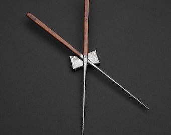 Handmade Damascus Steel Chopsticks | Housewarming Gift | The Sushi, Chinese Wedding Favors, Engraved Chopstick | Wedding Gift, Birthday Gift