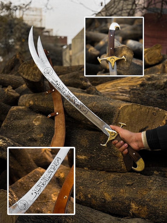 Custom Hand Made Zulfiqar Sword Arabic Turkish Swords Imam Ali