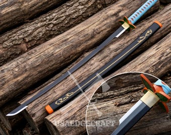 Shinobu Kocho Nichirin Sword Replica, Demon Slayer Hashira Katana, Anime Cosplay Sword, Display Collectible