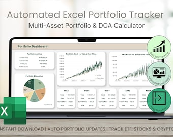 Automated Excel Portfolio Tracker